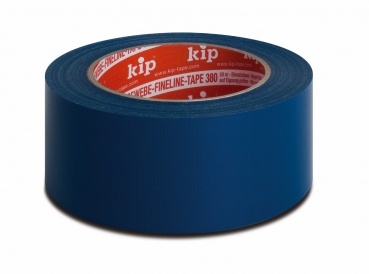 Kip Fabric tape extra fine blue (Size: 25 mm x 50 m)