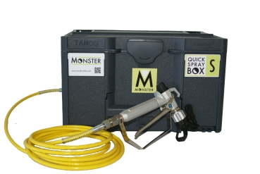 MONSTER QuickSprayBox S battery with a second battery