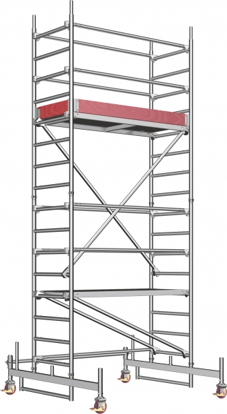 Layher échafaudage roulant Uni Mini P2 (Hauteur de travail  5,26 m)