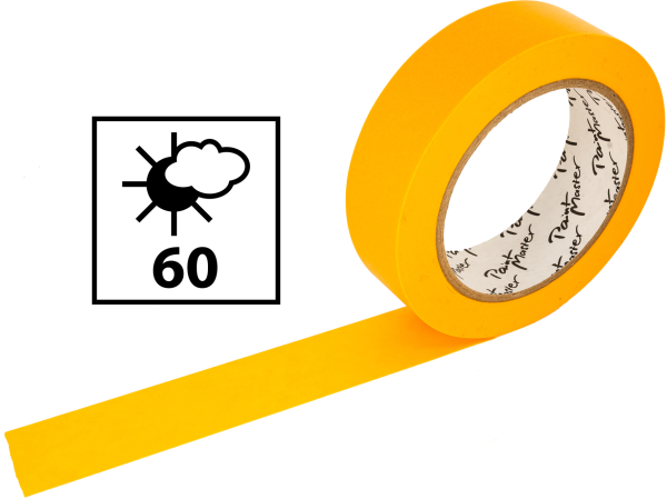PaintMaster golden tape for indoor and outdoor use (Size: 30 mm x 50 m)